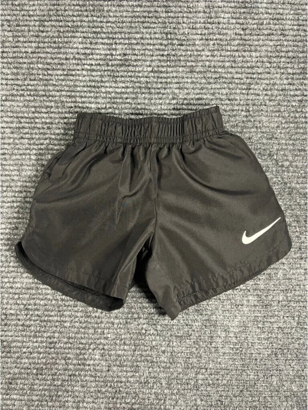Nike Baby Boy 12M 2-Piece Set - Grey Cotton T-Shirt & Black Dri-FIT Shorts